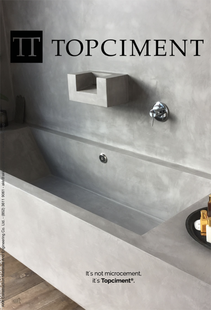 AKK microcement 微水泥 AKK, is the authorized Solo Distributor of TT Topciment®